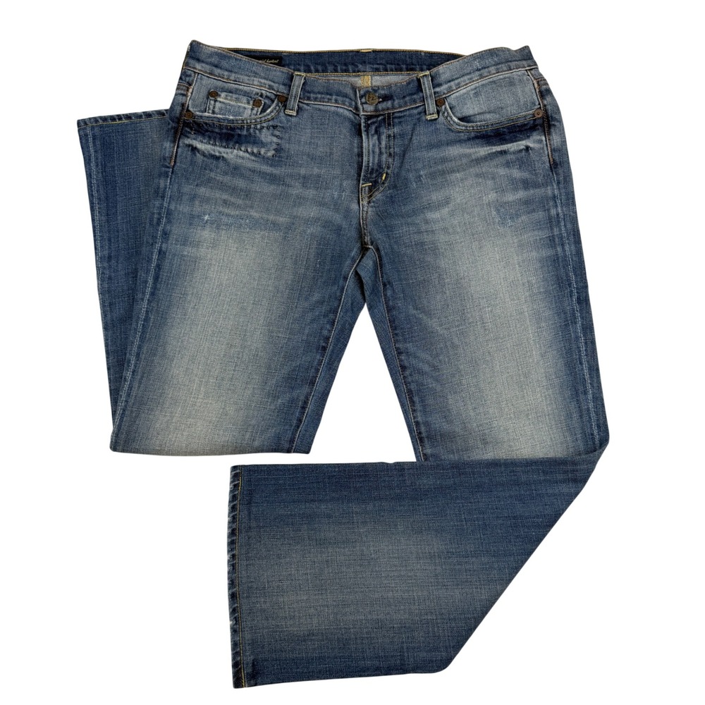 Citizens of Humanity Boho 111 Bootcut Jeans Women 32 Blue Low Rise Stretch Denim